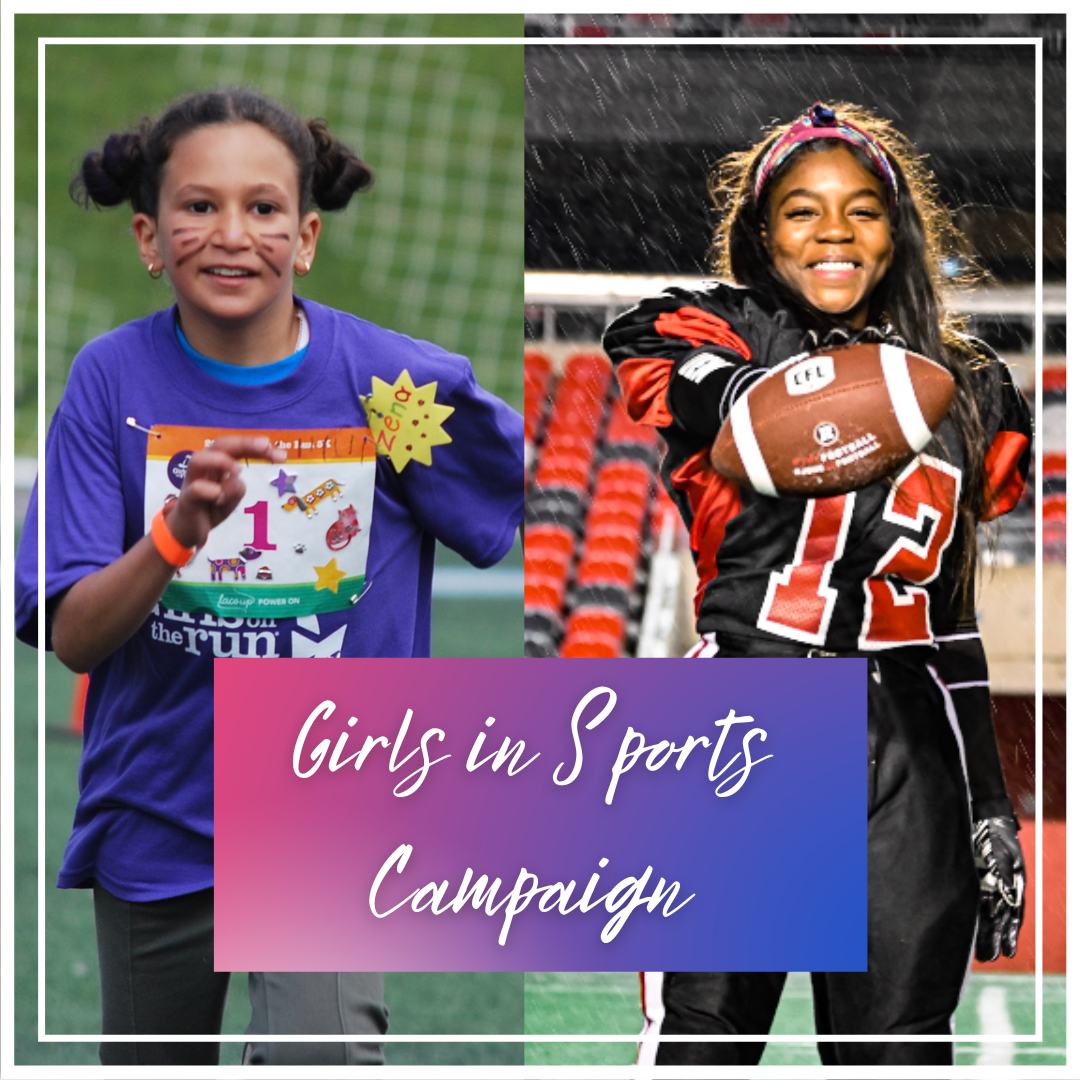 girls in sports campaign banner
